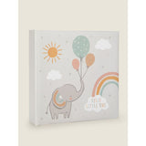 George Home Grey Elephant & Balloons Baby Photo Album GOODS ASDA   