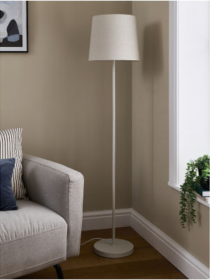 George Home cream floor lamp 30x30x140cm, UK version