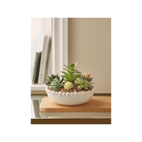 Stacey Solomon white beaded succulent bowl 10x10x18cm - British product