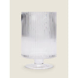 George Home Clear Ribbed Hurricane Glass GOODS ASDA   