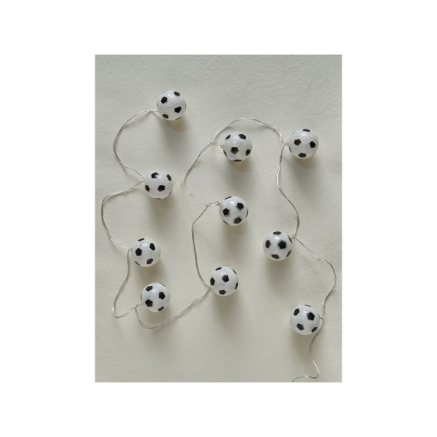 George Home Black & White LED Football String Light GOODS ASDA   