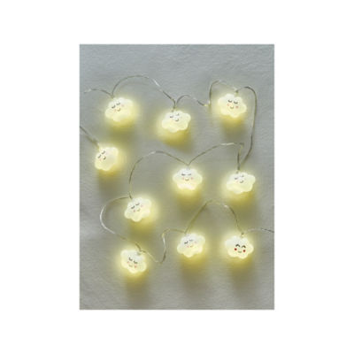 Guirlande lumineuse LED nuage blanc George Home - Lampe fantaisie décorative