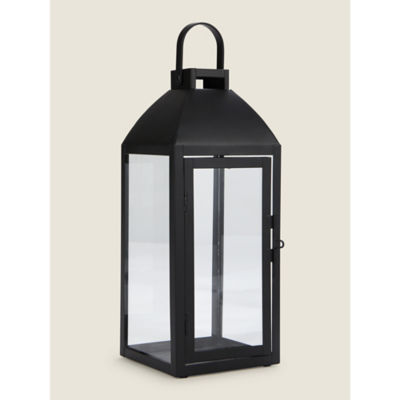 George Home Black Small Metal Lantern