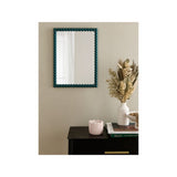 George Home green beaded mirror 42cm, UK version
