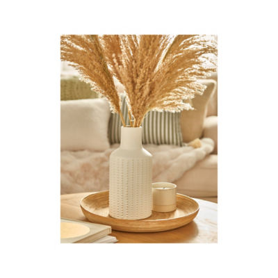 ASDA At Home with Stacey Solomon Weiße Perlenvase Keramikvase 12,3 x 12,3 x 25,2 cm bei McGrocer online kaufen