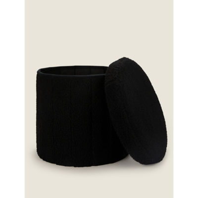 George Home Sherpa storage stool 37x38x38cm, UK version