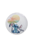 Stitch porcelain dinner plate, dishwasher and microwave safe - British product