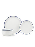 George Home Blue Rim Dinner Set 12 piece, UK version