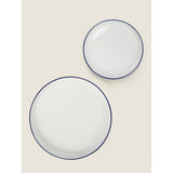 George Home Blue Rim Dinner Set 12 piece, UK version