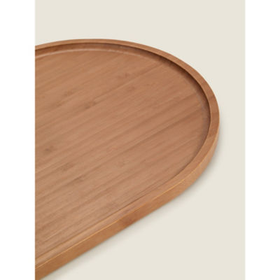 George Home oval wooden platter 40x25cm, UK version