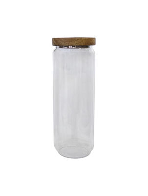 George Home Akazienholzdeckel-Vorratsdose für die Küche, 1300 ml