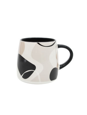 Bamako Geo Decal stoneware mug, UK version