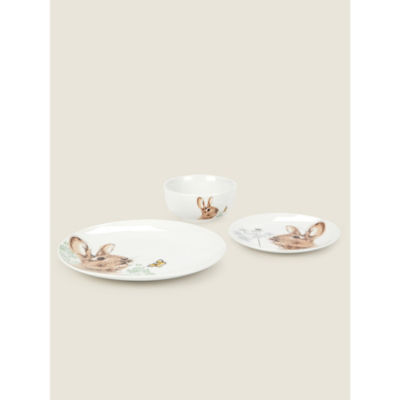 George Home bunny dinner set 12-piece - British product