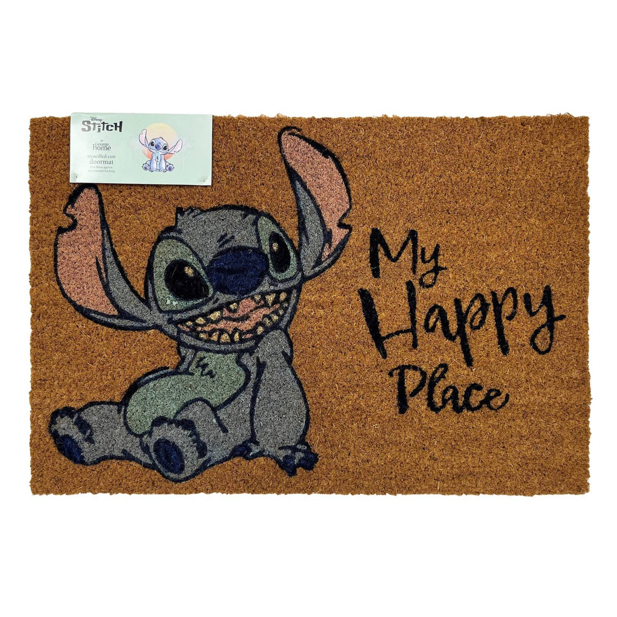 George Home Stitch coir doormat 40x60cm, imported from the UK