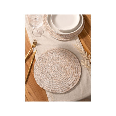 Stacey Solomon white-washed placemats, set of 2 (British brand)