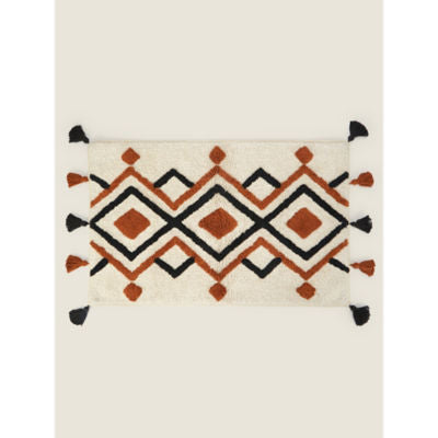 George Home cream Sahara tribal bath mat 50x80cm - British product