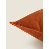 George Home brown velvet cushion extra large 58x58cm, UK version