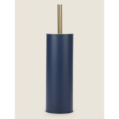 George Home navy toilet brush 9.5x38cm, imported from the UK