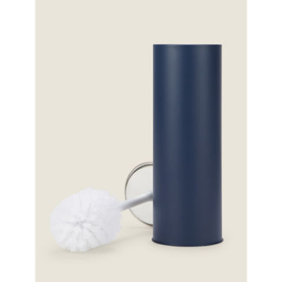 George Home navy toilet brush 9.5x38cm, imported from the UK