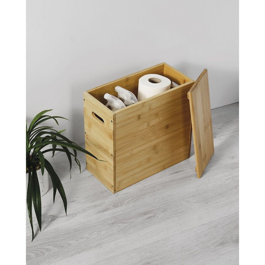 George Home Natural Bamboo Storage Box GOODS ASDA   