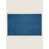 George Home Aegean Blue Chenille Bath Mat 50x80cm, UK version