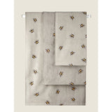 George Home hand towel white printed bee 50x90cm - British product