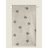 George Home white printed bee bath towel (British brand)