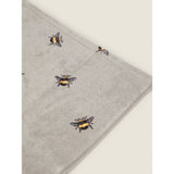 George Home hand towel white printed bee 50x90cm - British product