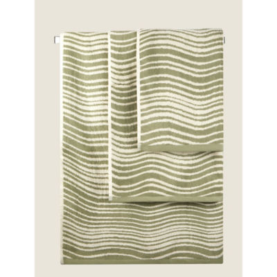 George Home Green Waves bath sheet 100x150cm, UK version