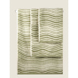 George Home Green Waves hand towel 100% cotton - British product