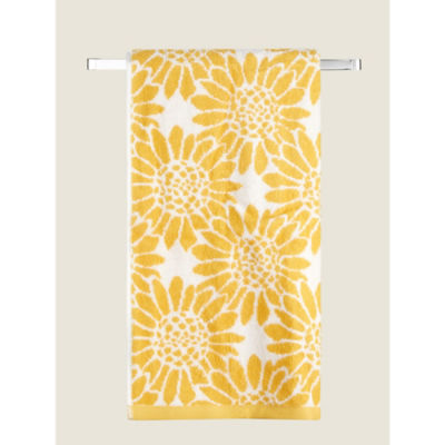 George Home yellow sunflower bath sheet, imported from the UK