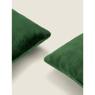George Home green super soft cushion 40x40cm 2 pack (British brand)