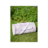 George Home lilac gingham picnic blanket 146x130cm (British brand)