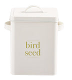 George Home cream bird seed container 18.5x23x16.7cm (British brand)