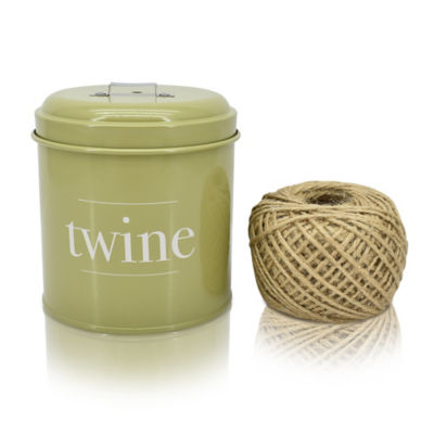 George Home garden twine storage tin 12x13cm, UK version