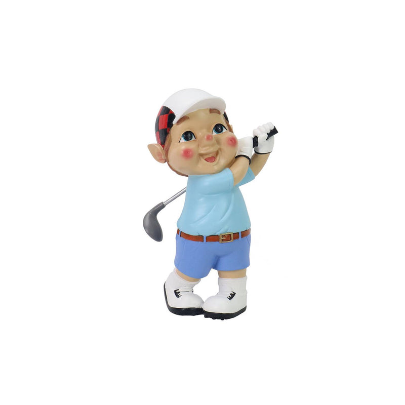 George Home golfer gnome 11x9.5x22.5cm, imported from the UK