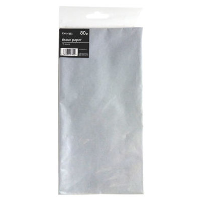 George Home silver tissue paper 5 pack (British brand)
