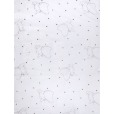 George Home Disney Dumbo fleece blanket grey white 70x100cm (British brand)