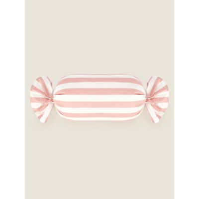 George Home pink stripe cushion 15x48cm, imported from the UK
