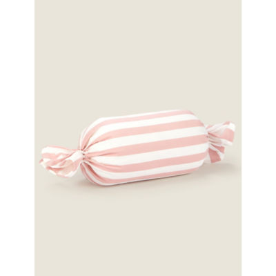 George Home pink stripe cushion 15x48cm, imported from the UK