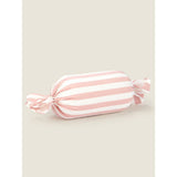 George Home pink stripe cushion 15x48cm, imported from the UK