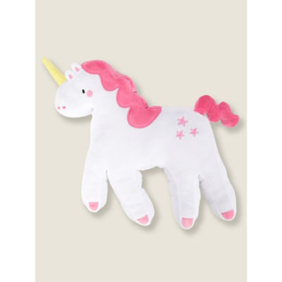 George Home white unicorn 3D shaped cushion - British product