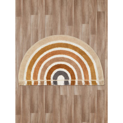 ASDA George Home Natural Rainbow Fringe Rug 45 x 86cm- Buy online at McGrocer