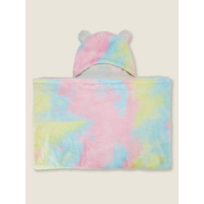 George Home tie dye hooded shawl 100x140cm (British brand)