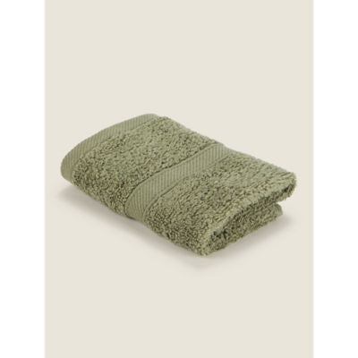 George Home sage green super soft bath sheet, UK version