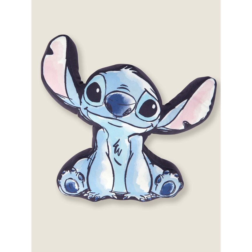 Disney Stitch-Shaped Cushion GOODS ASDA   