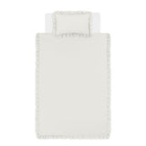 George Home plain frill edge single duvet set, UK version