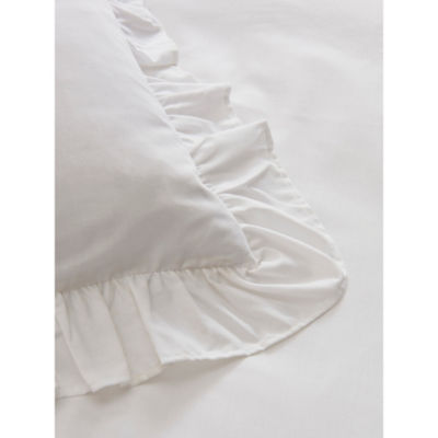 George Home plain frill edge single duvet set, UK version