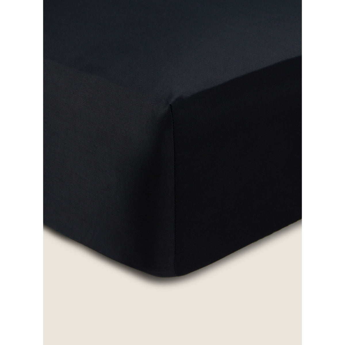 George Home cotton sateen fitted sheet single, imported from the UK