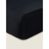 George Home cotton sateen fitted sheet single, imported from the UK